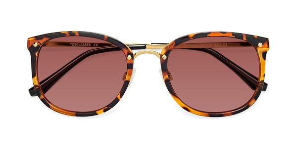 Front of Timeless in Tortoise / Golden