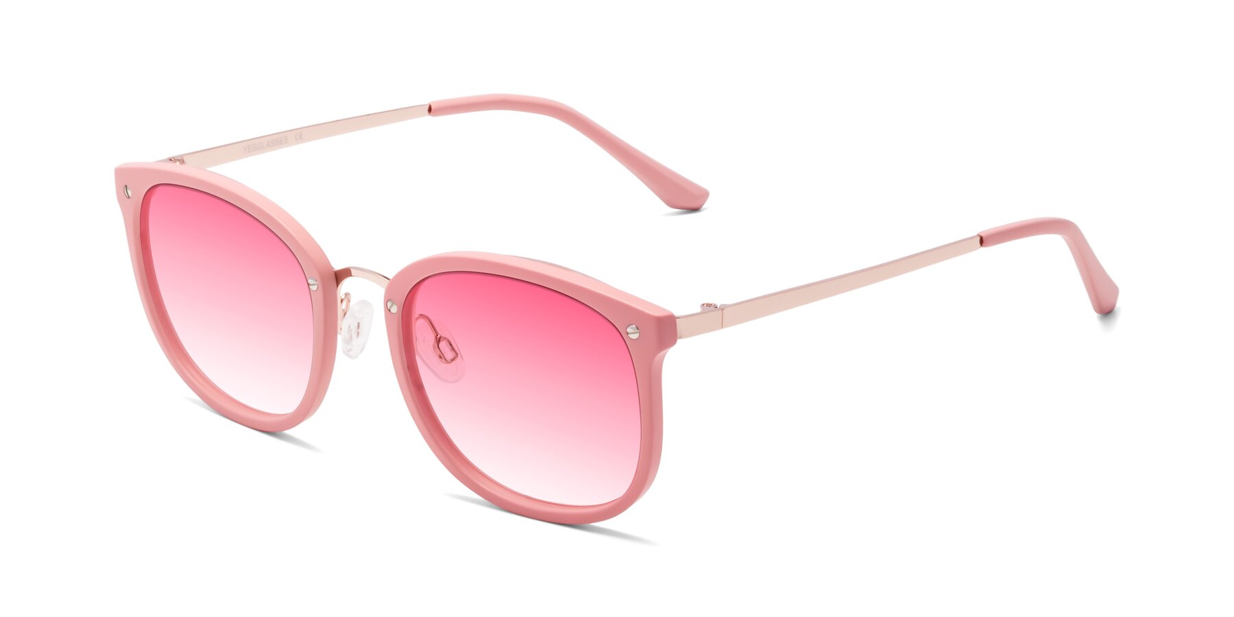 Angle of Timeless in Pink with Pink Gradient Lenses