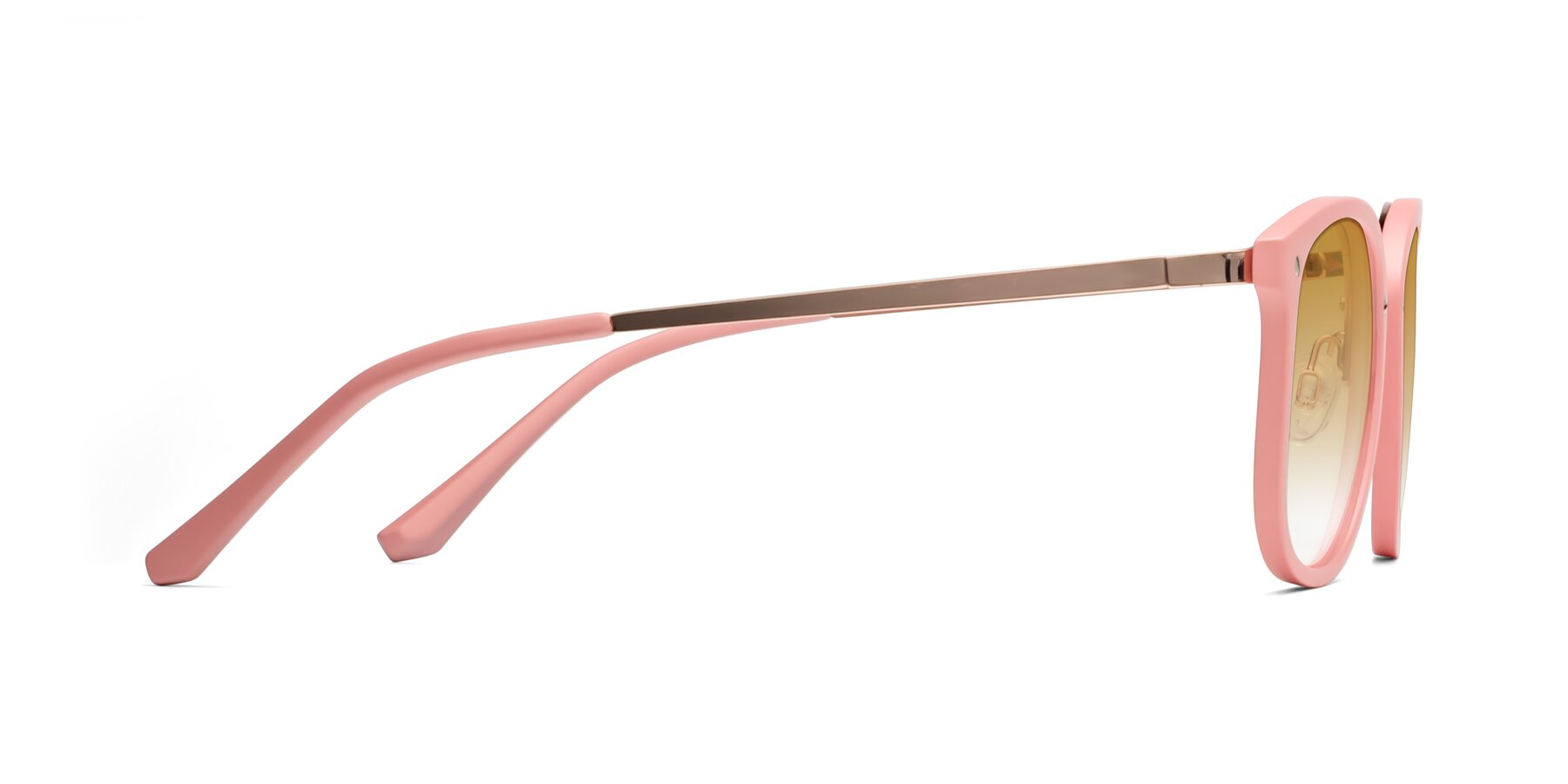 Side of Timeless in Pink with Champagne Gradient Lenses