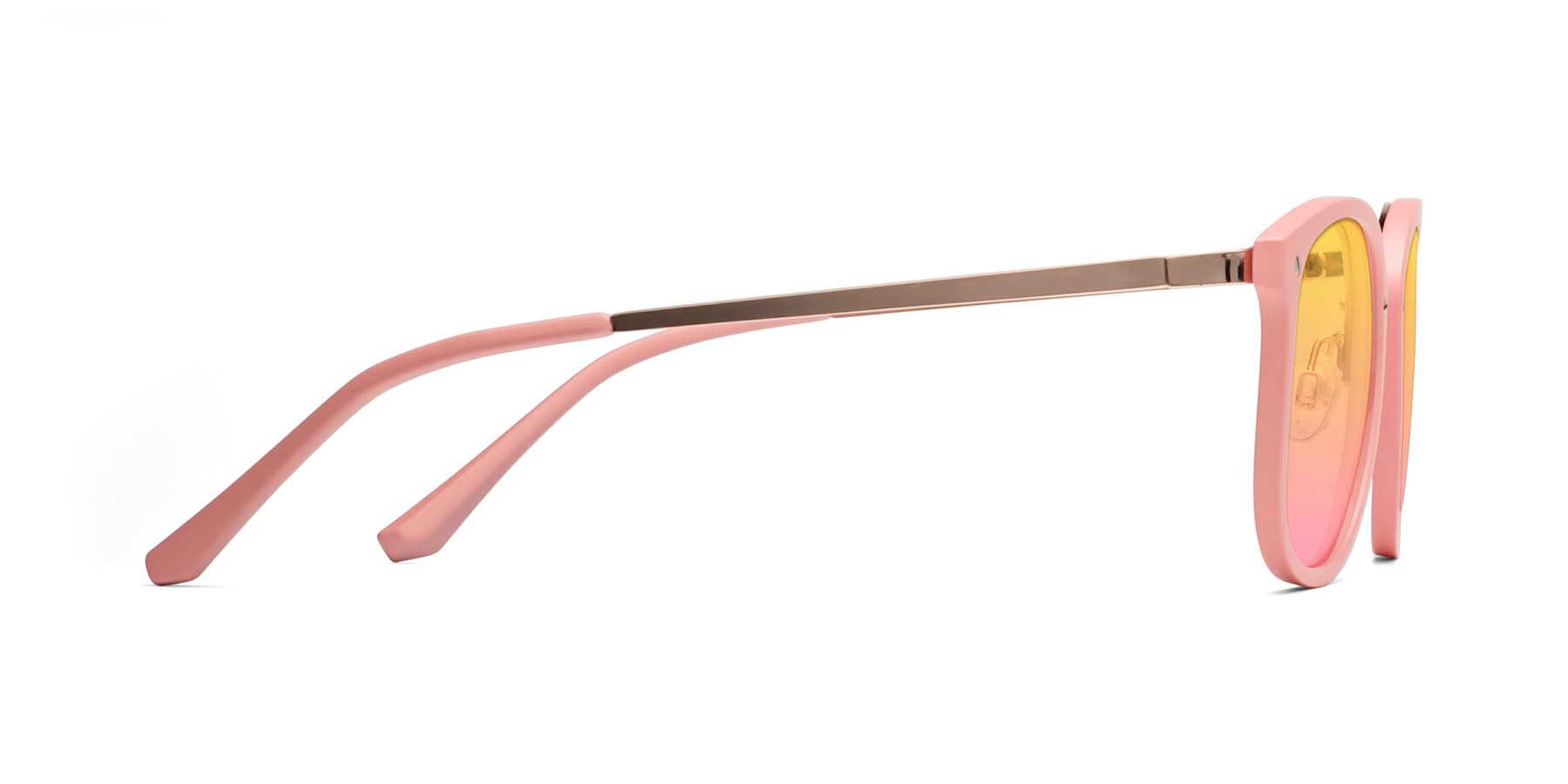 Side of Timeless in Pink with Yellow / Pink Gradient Lenses