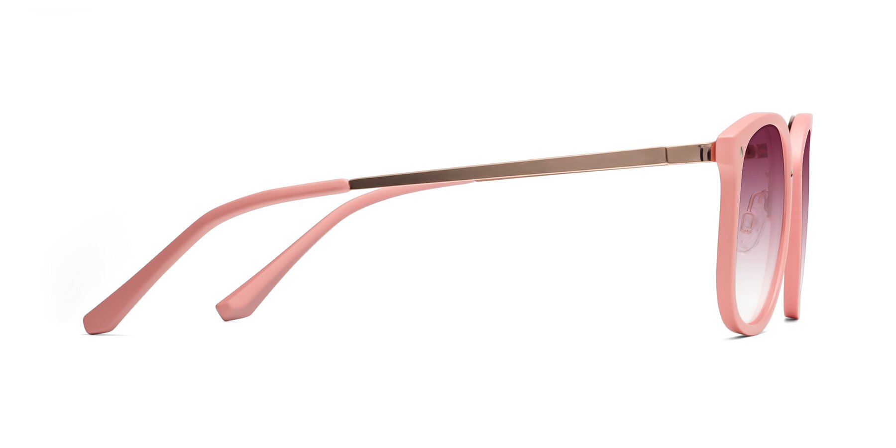 Side of Timeless in Pink with Wine Gradient Lenses