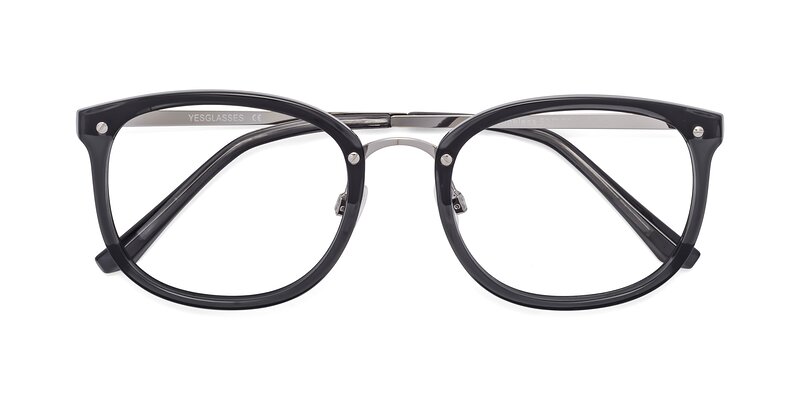 Timeless - Transparent Gray Eyeglasses