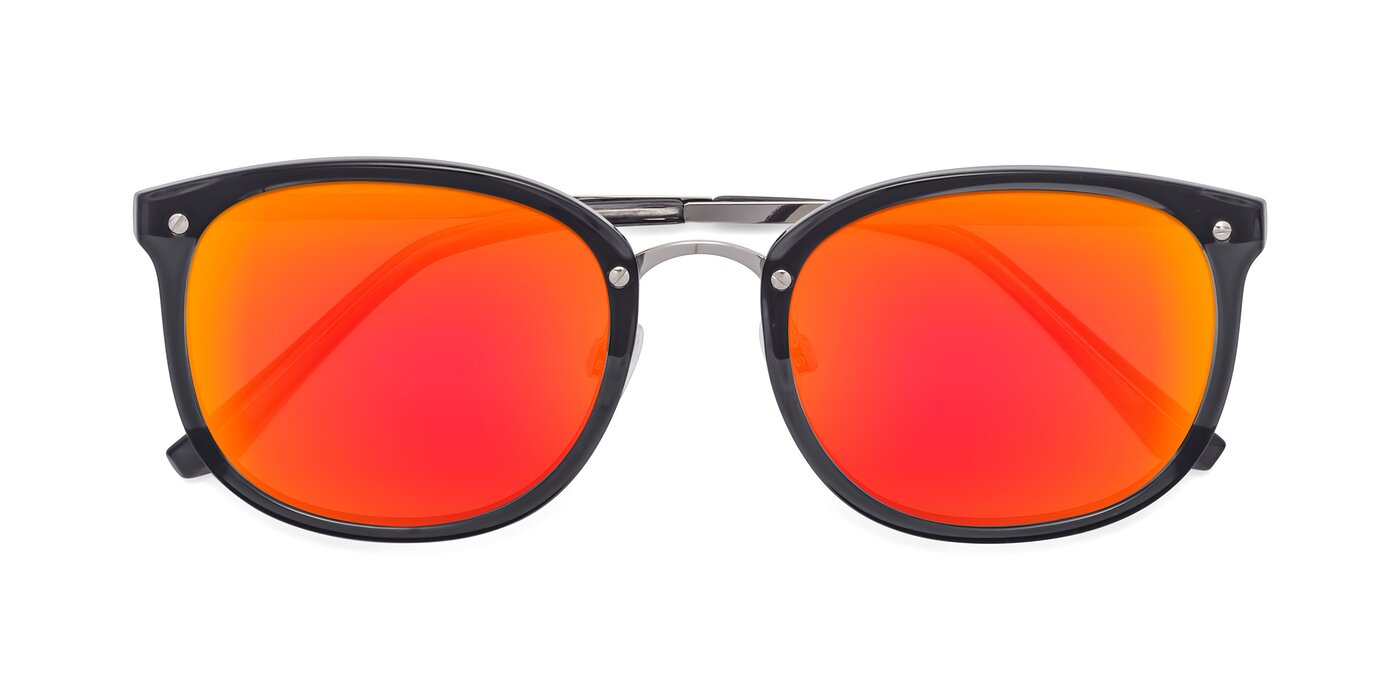 Timeless - Transparent Gray Flash Mirrored Sunglasses