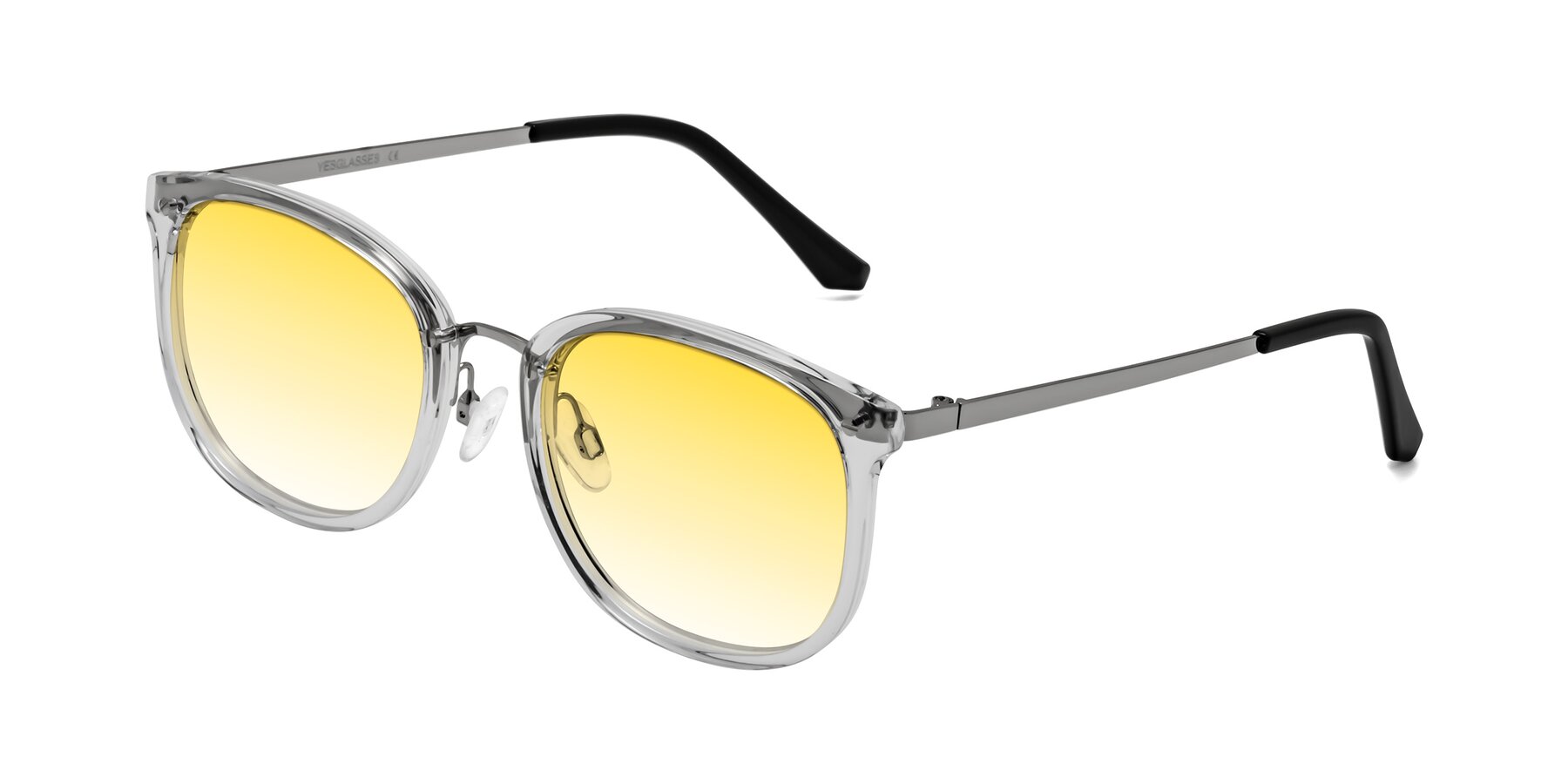 Angle of Timeless in Clear with Yellow Gradient Lenses
