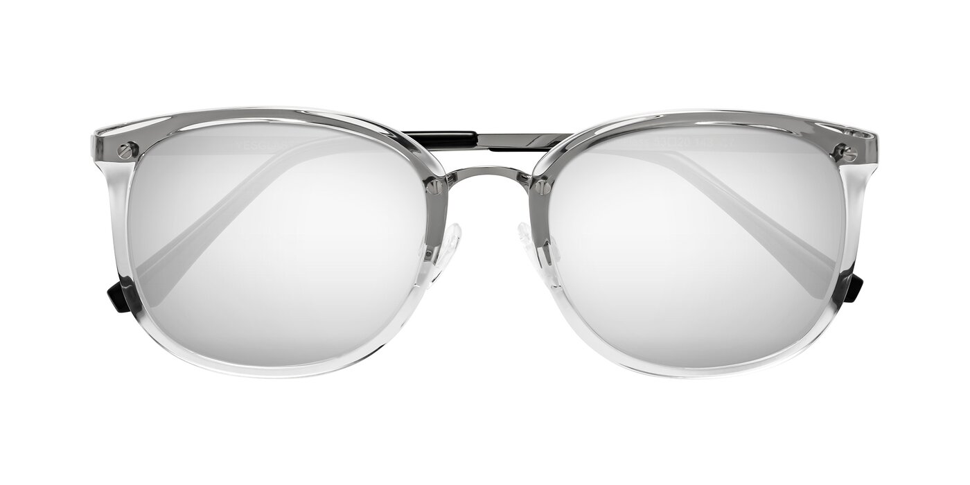 Timeless - Clear Flash Mirrored Sunglasses