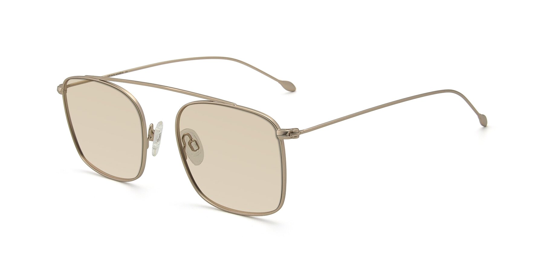 Angle of The Librarian in Copper with Light Brown Tinted Lenses