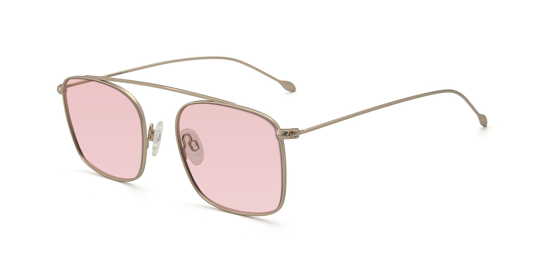 Angle of The Librarian in Copper with Light Garnet Tinted Lenses