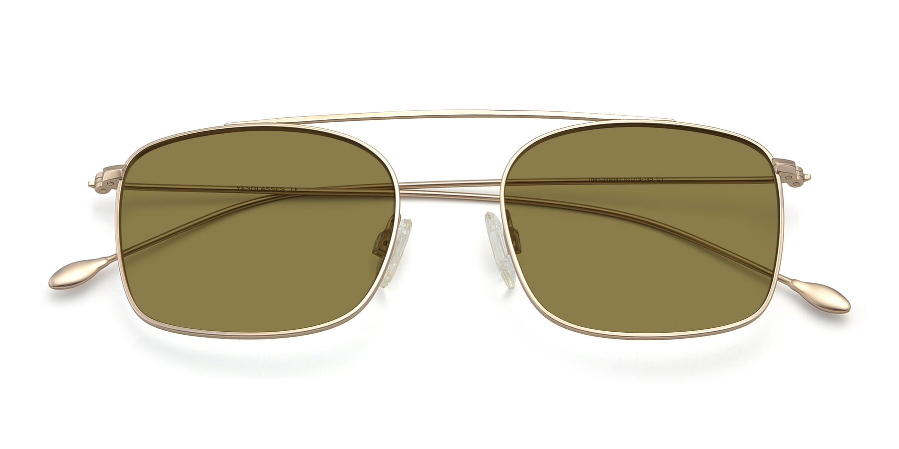 Folded Front of The Librarian in Copper with Brown Polarized Lenses