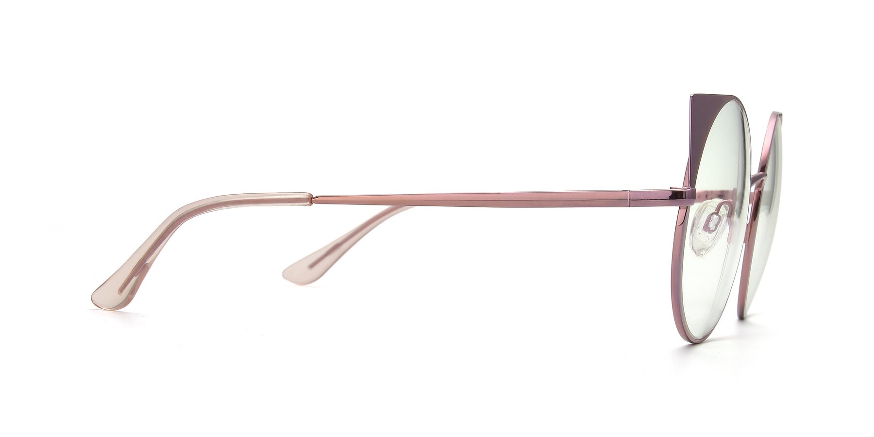 Side of SSR1955 in Pink with Clear Blue Light Blocking Lenses