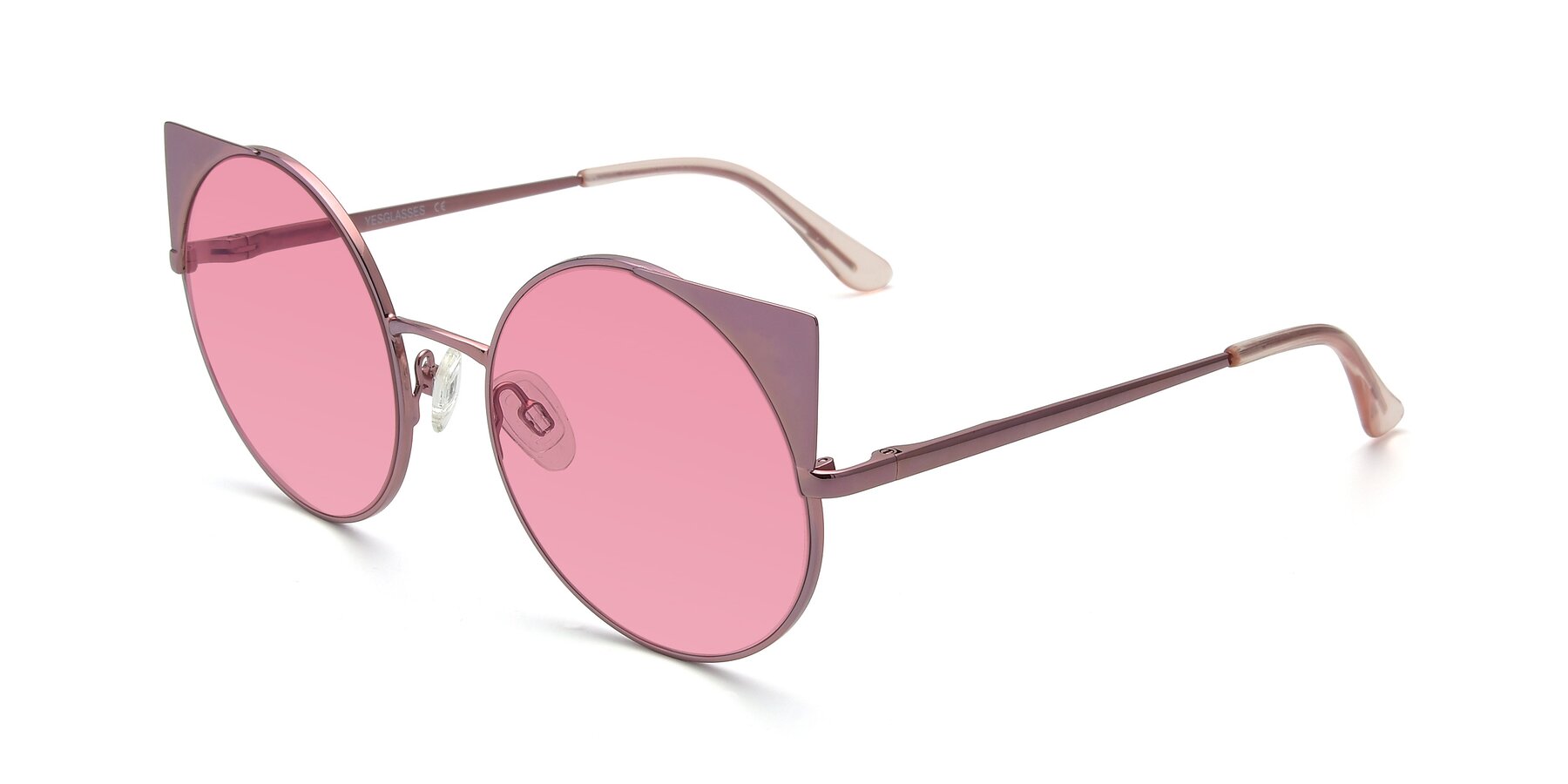 Angle of SSR1955 in Pink with Medium Pink Tinted Lenses