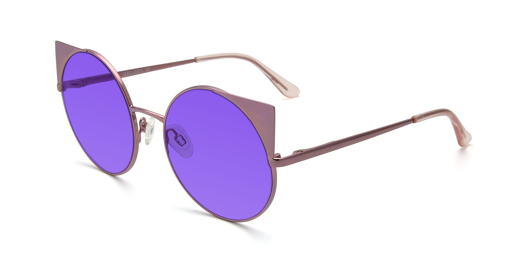 Angle of SSR1955 in Pink with Purple Tinted Lenses