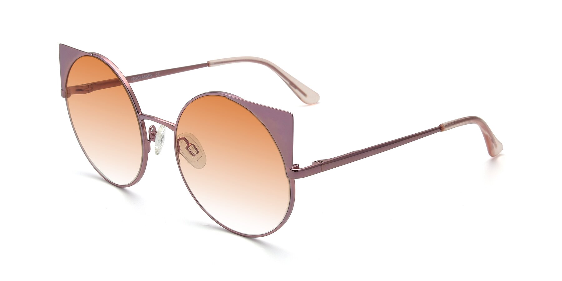 Angle of SSR1955 in Pink with Orange Gradient Lenses