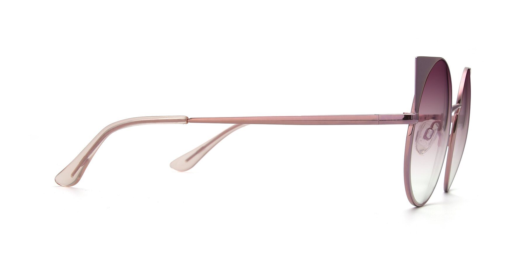 Side of SSR1955 in Pink with Wine Gradient Lenses