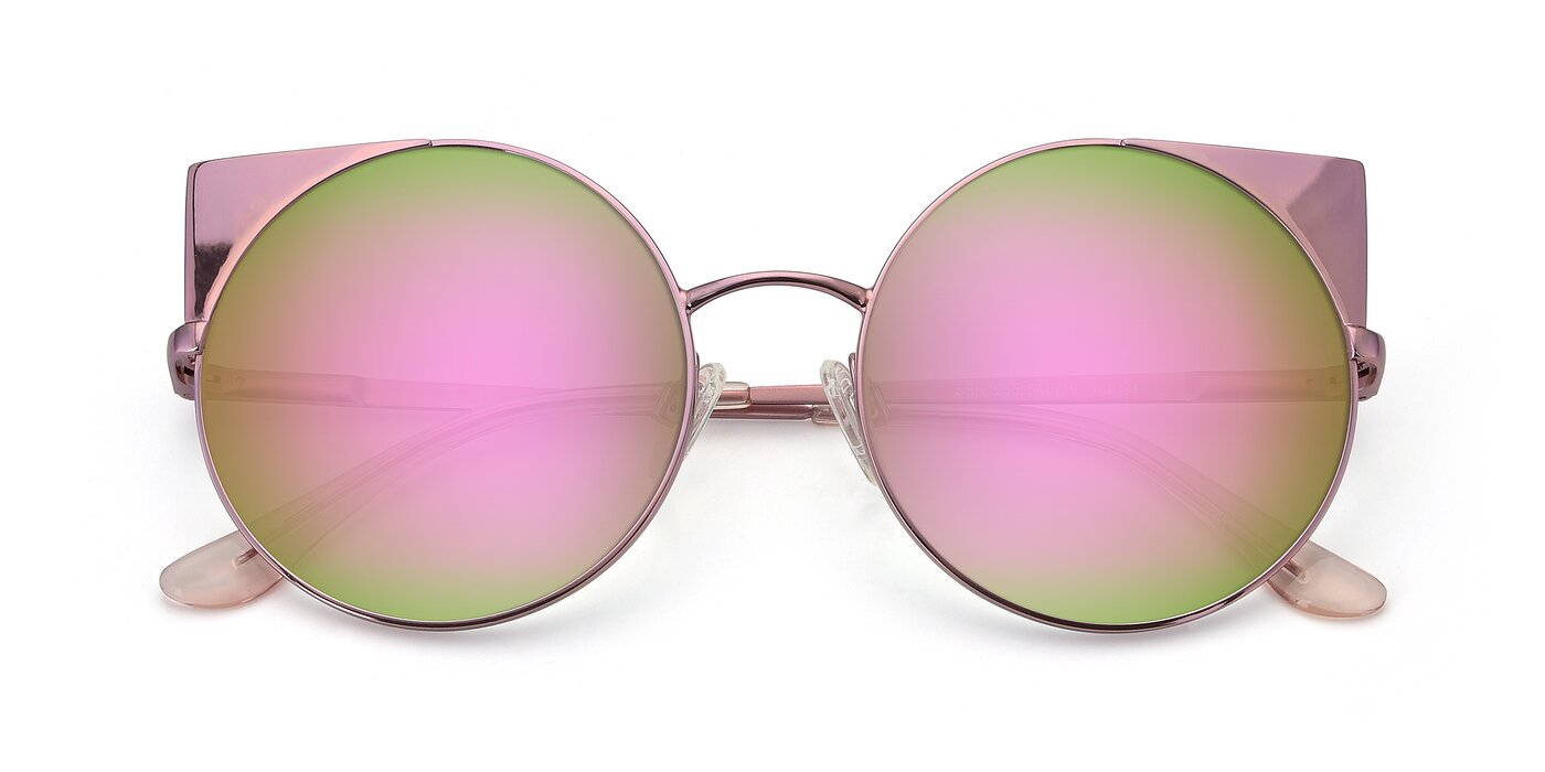 SSR1955 - Pink Flash Mirrored Sunglasses