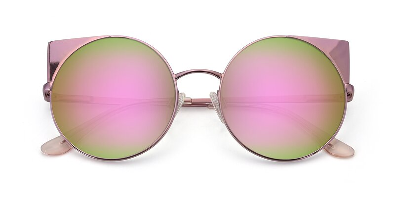 SSR1955 - Pink Flash Mirrored Sunglasses
