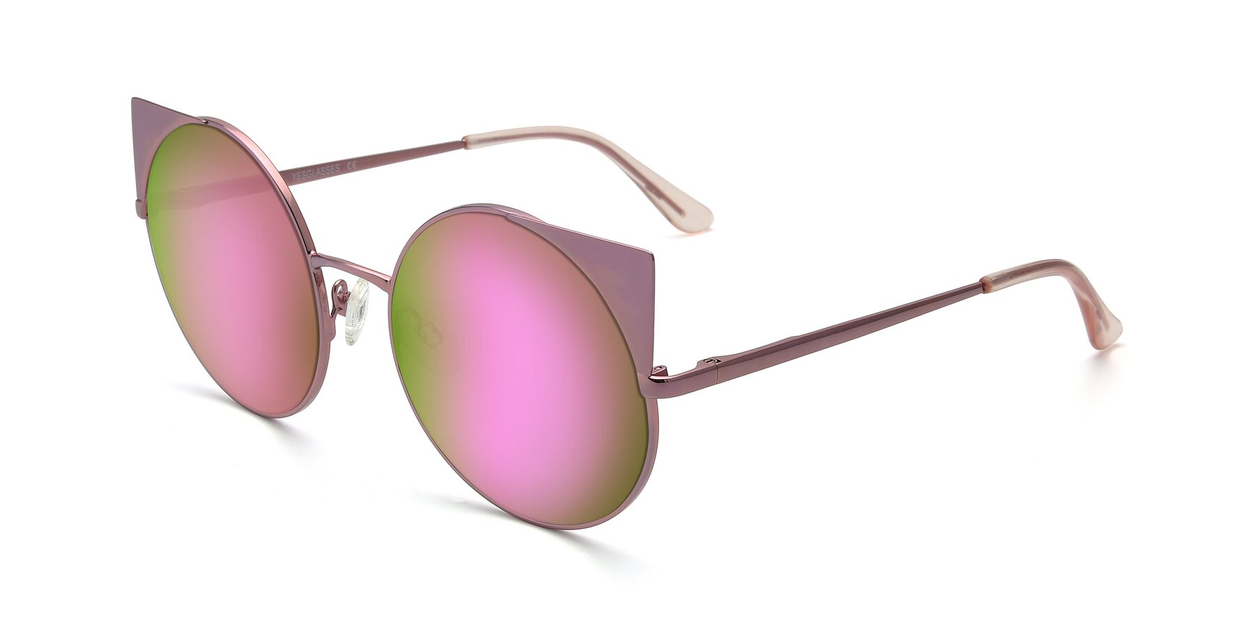 Angle of SSR1955 in Pink with Pink Mirrored Lenses
