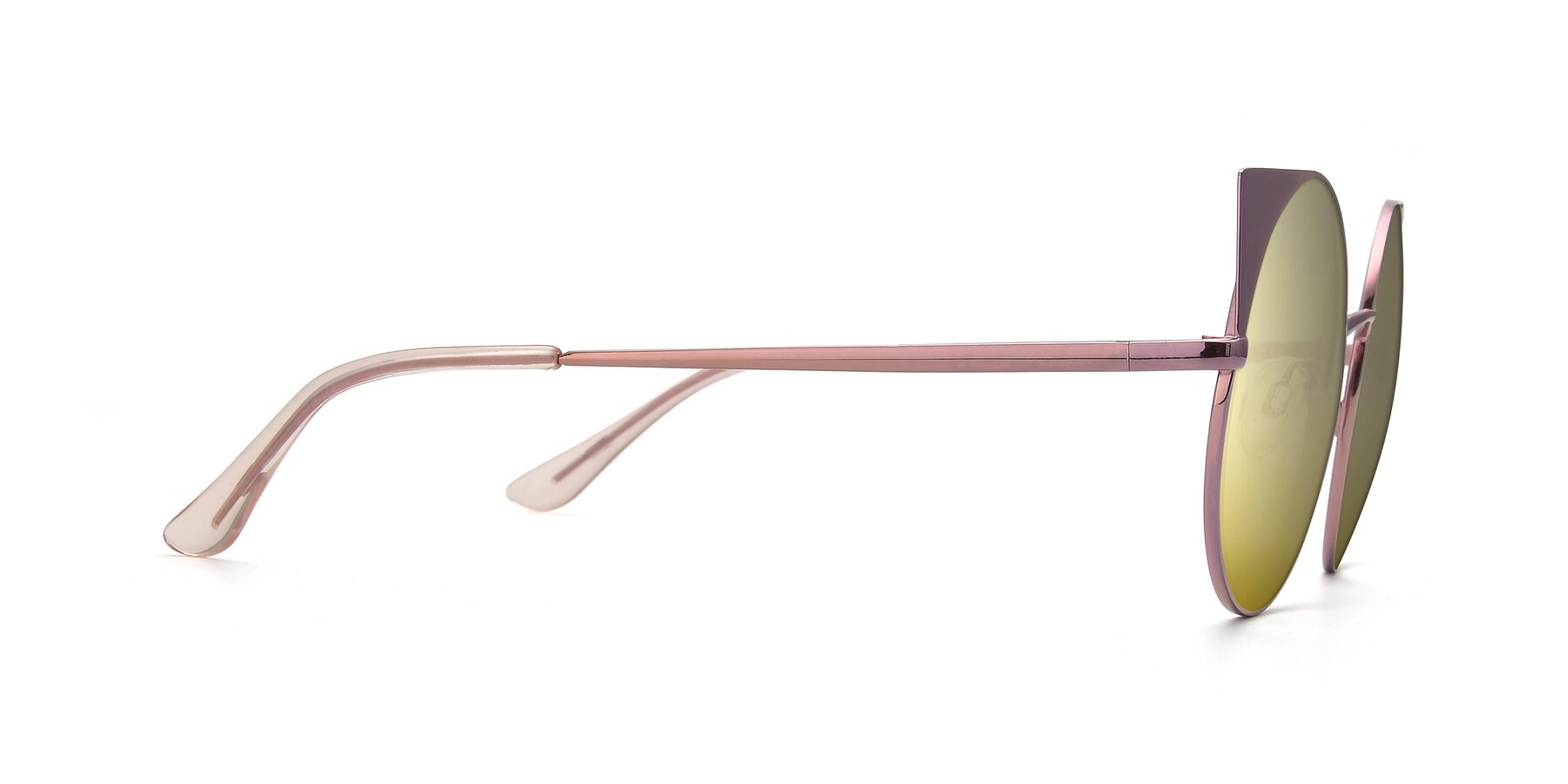 Side of SSR1955 in Pink with Gold Mirrored Lenses