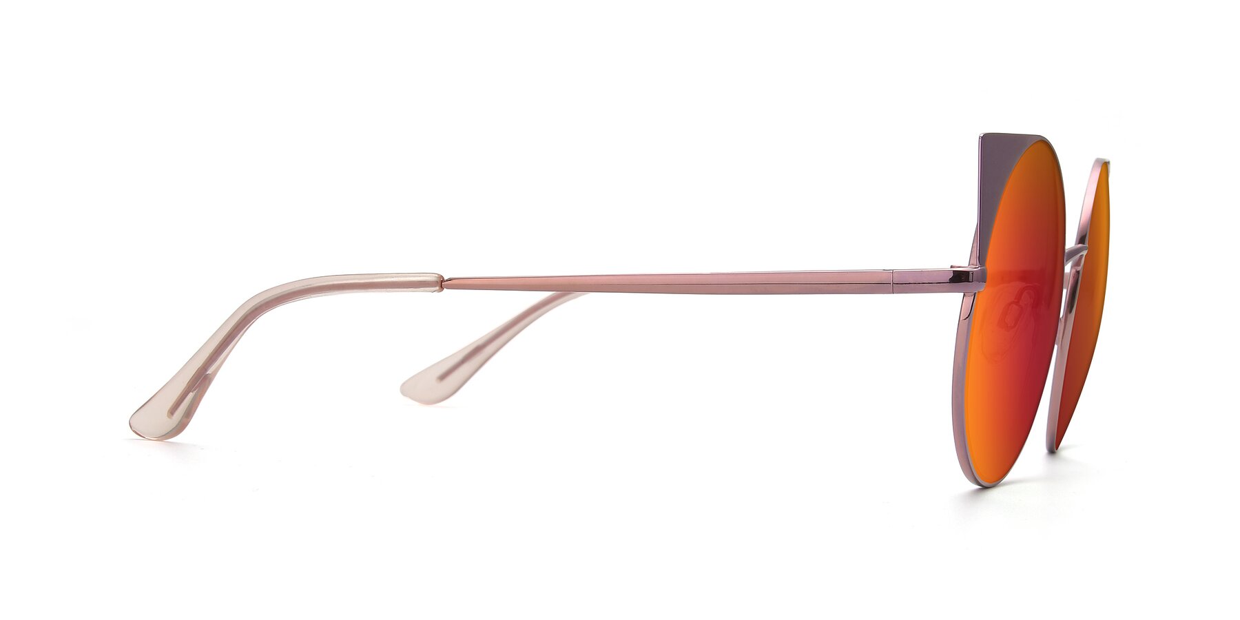 Side of SSR1955 in Pink with Red Gold Mirrored Lenses