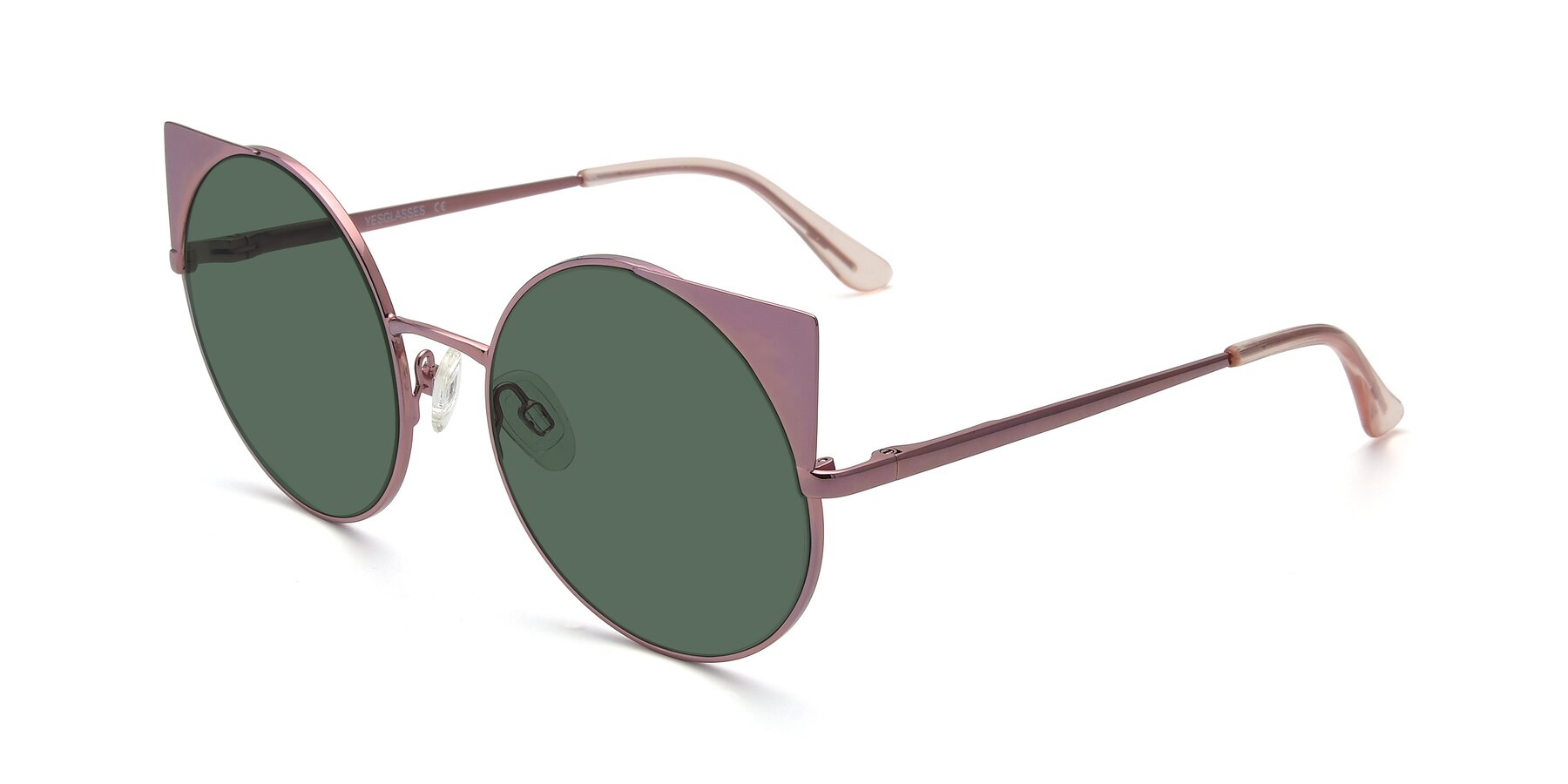 Angle of SSR1955 in Pink with Green Polarized Lenses