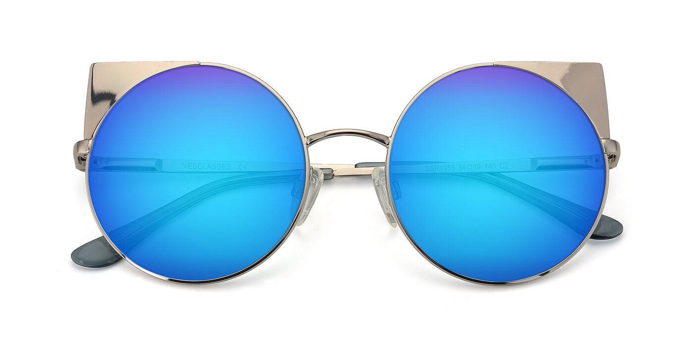 SSR1955 - Silver Flash Mirrored Sunglasses