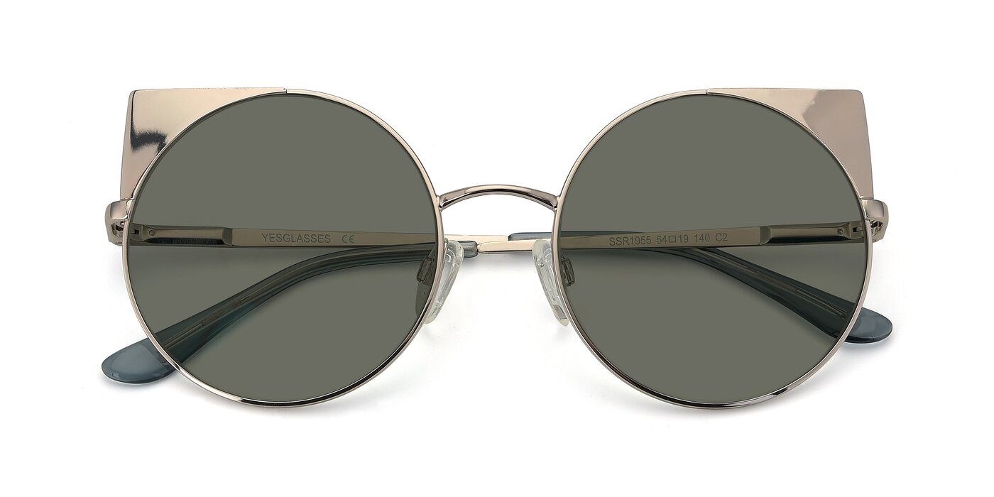 SSR1955 - Silver Polarized Sunglasses