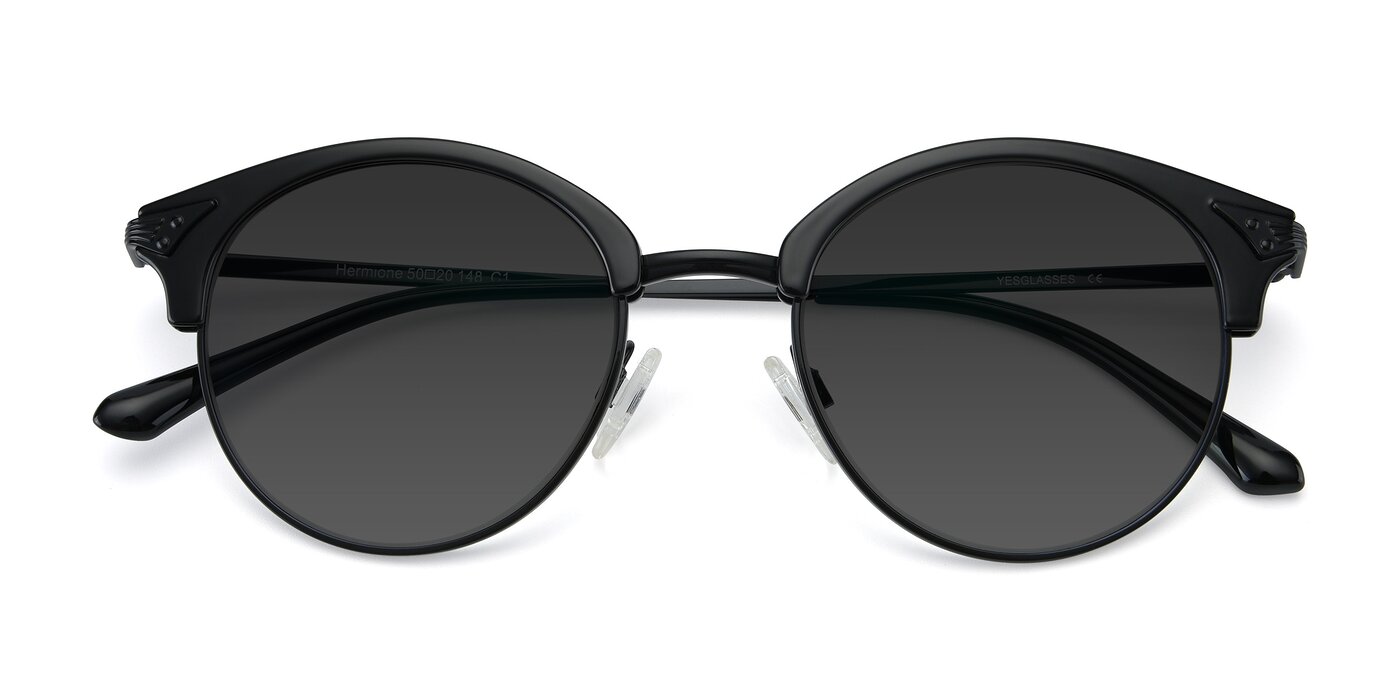 Hermione - Black Tinted Sunglasses