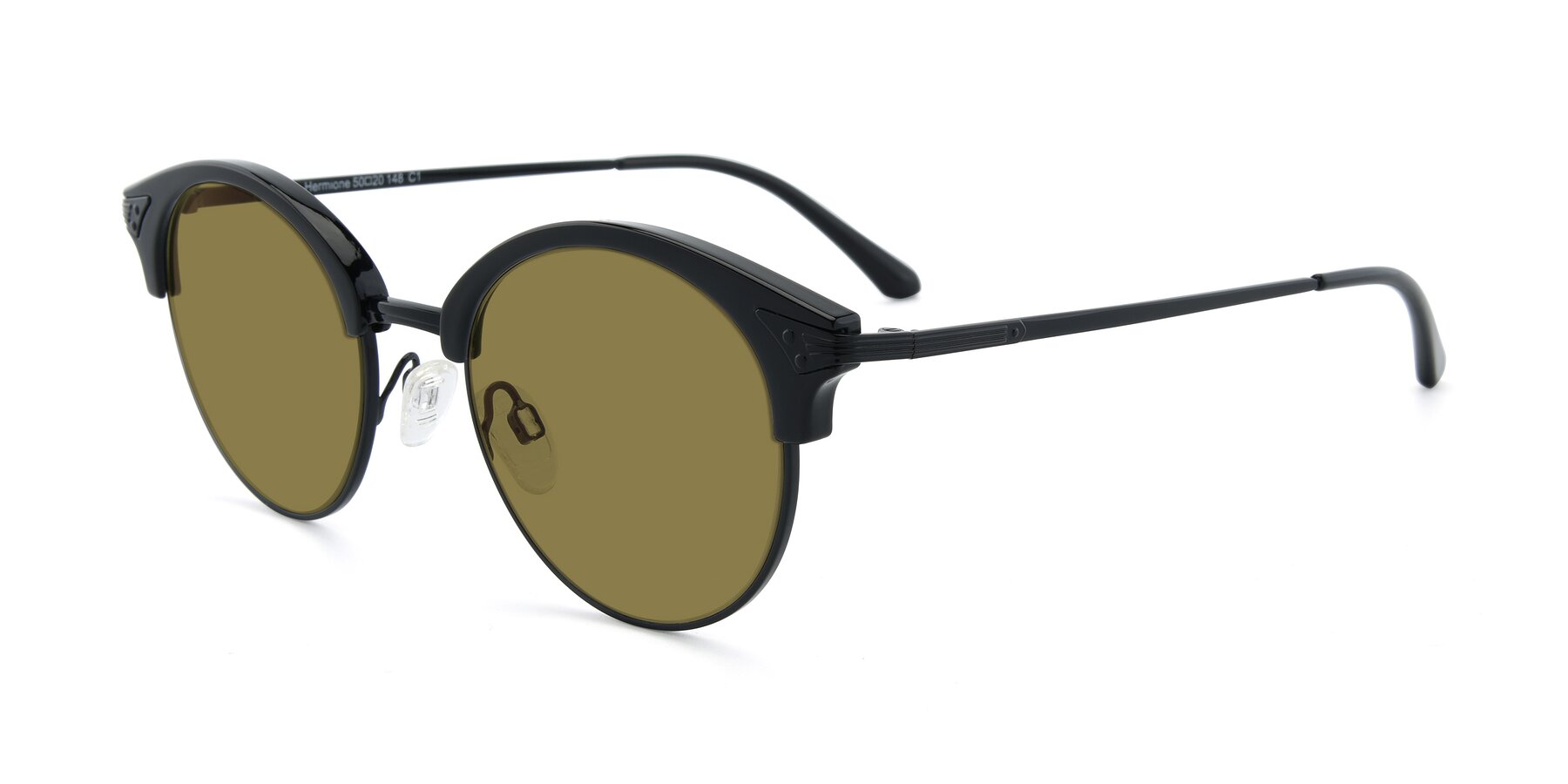 Angle of Hermione in Black with Brown Polarized Lenses