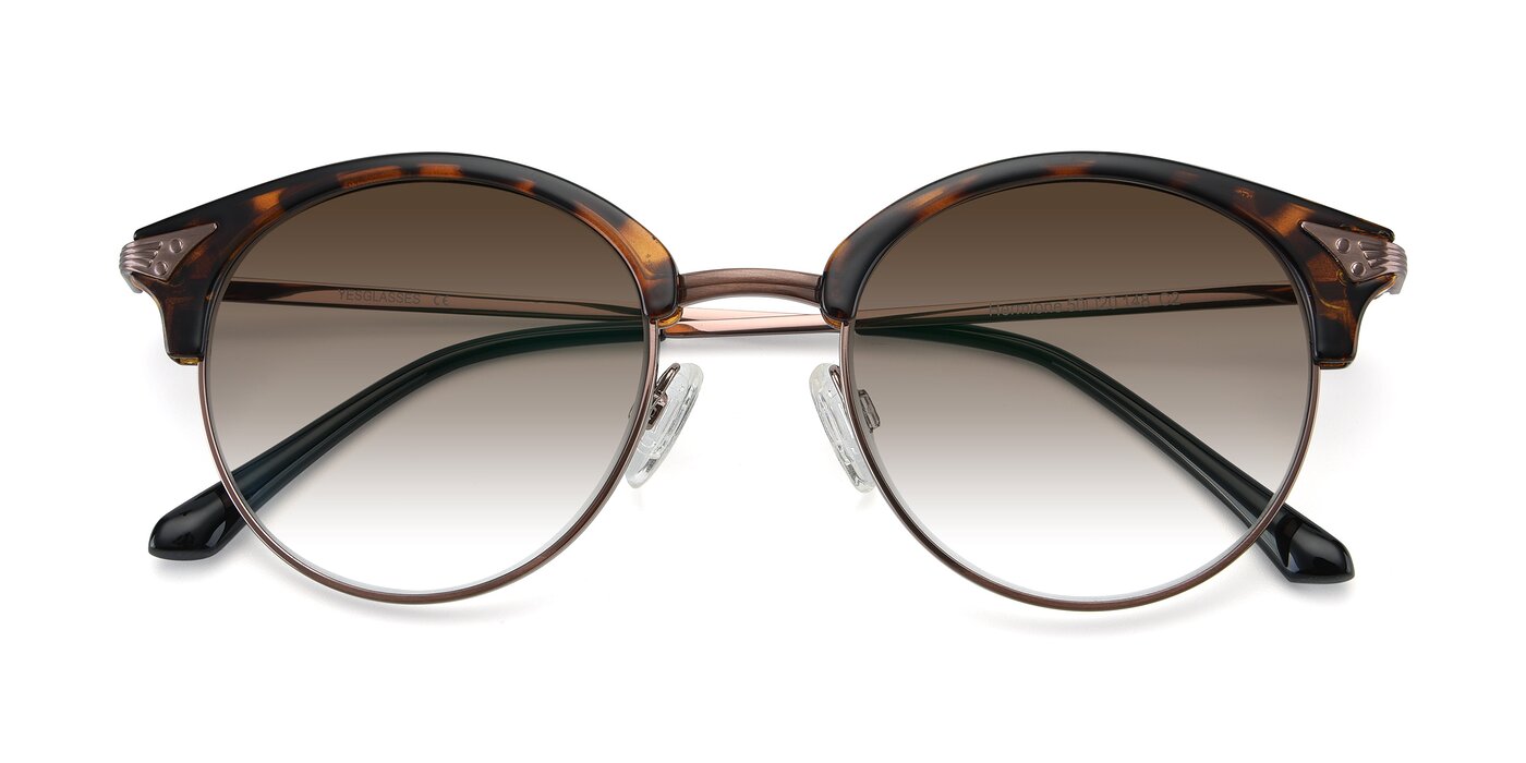 Hermione - Tortoise / Brown Gradient Sunglasses