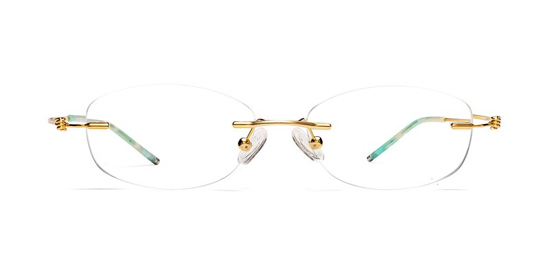 8587 - Gold Eyeglasses