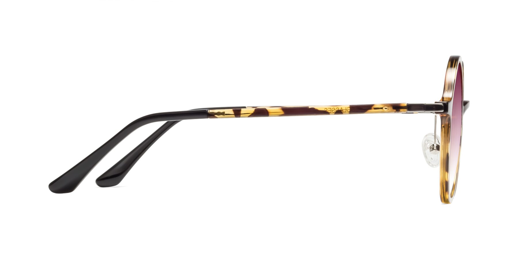 Side of Lemon in Tortoise with Wine Gradient Lenses