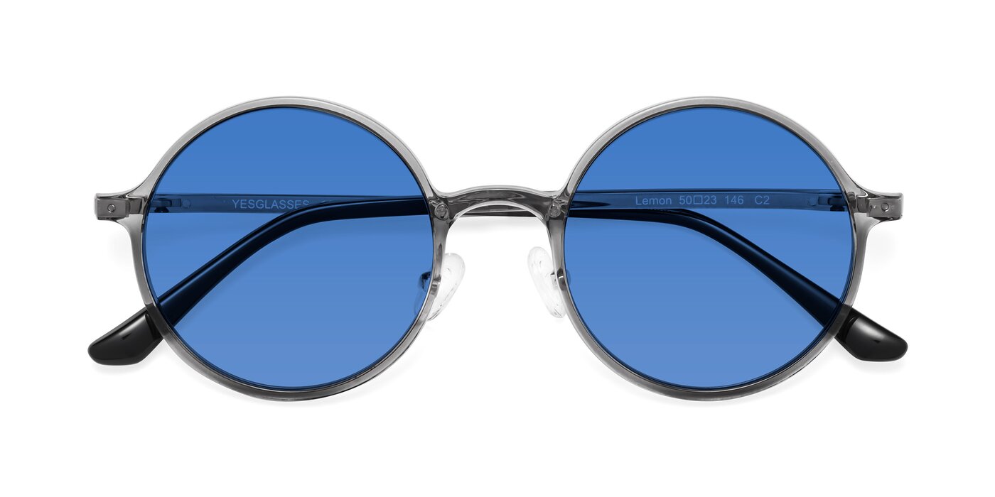 Lemon - Transparent Gray Tinted Sunglasses