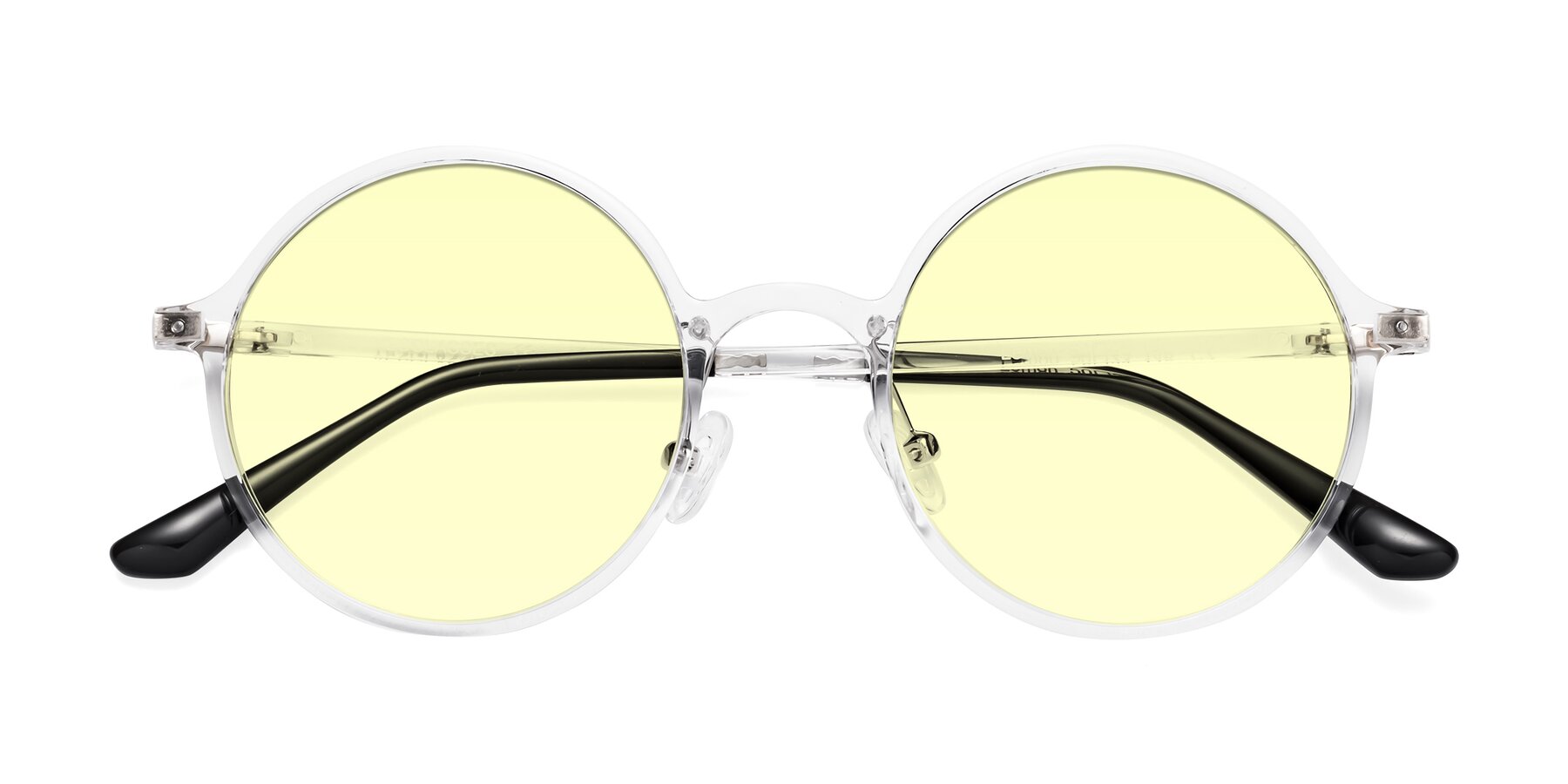 Folded Front of Lemon in Clear with Light Yellow Tinted Lenses