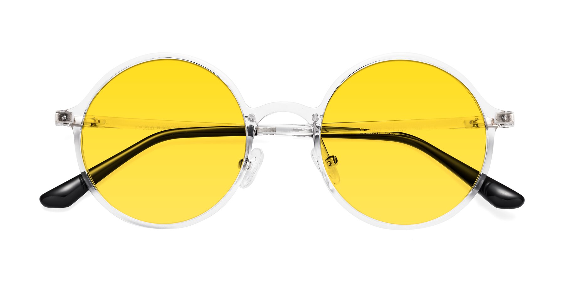 Folded Front of Lemon in Clear with Yellow Tinted Lenses