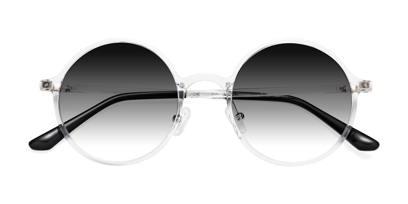 Lemon - Clear Gradient Sunglasses