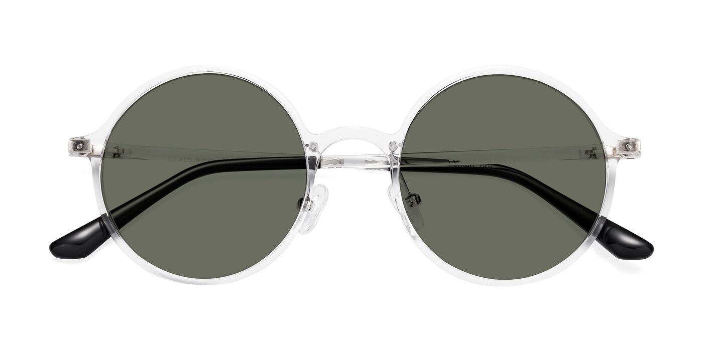 Lemon - Clear Polarized Sunglasses