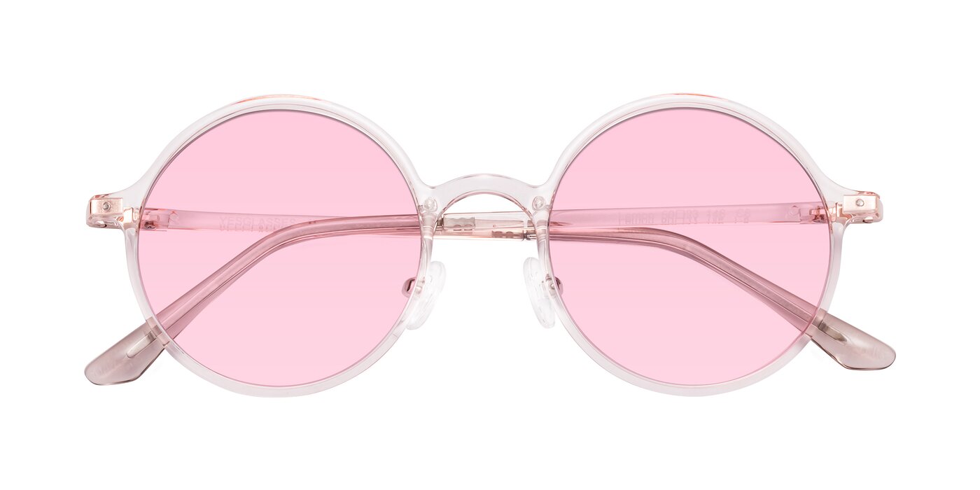 Lemon - Transparent Pink Tinted Sunglasses