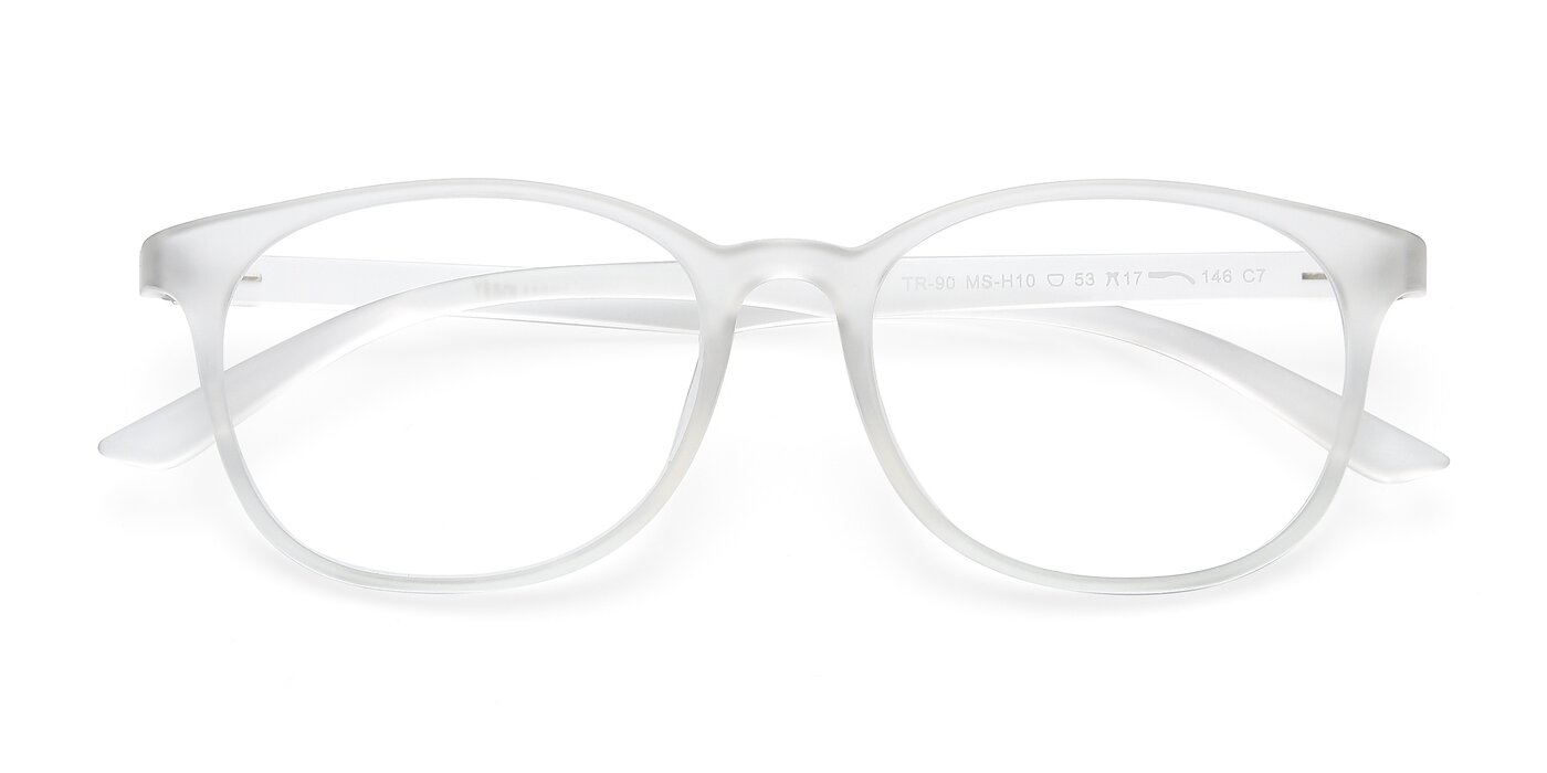 MS-H10 - Matte Clear Blue Light Glasses