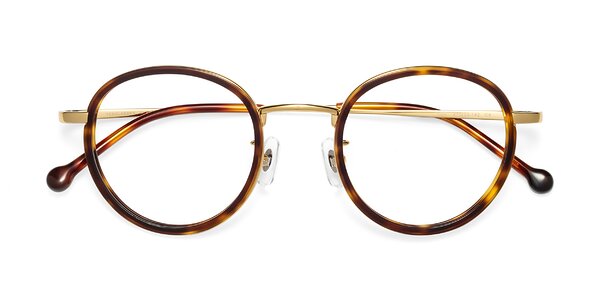 Front of Troy in Gold / Tortoise