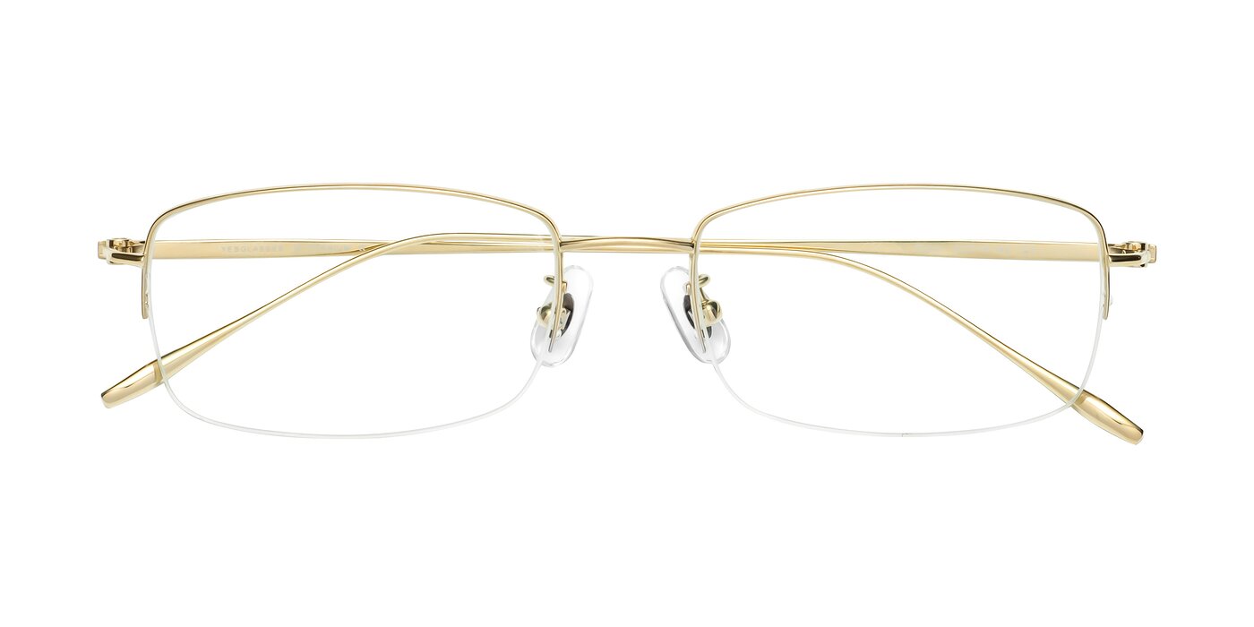 Duke - Gold Eyeglasses