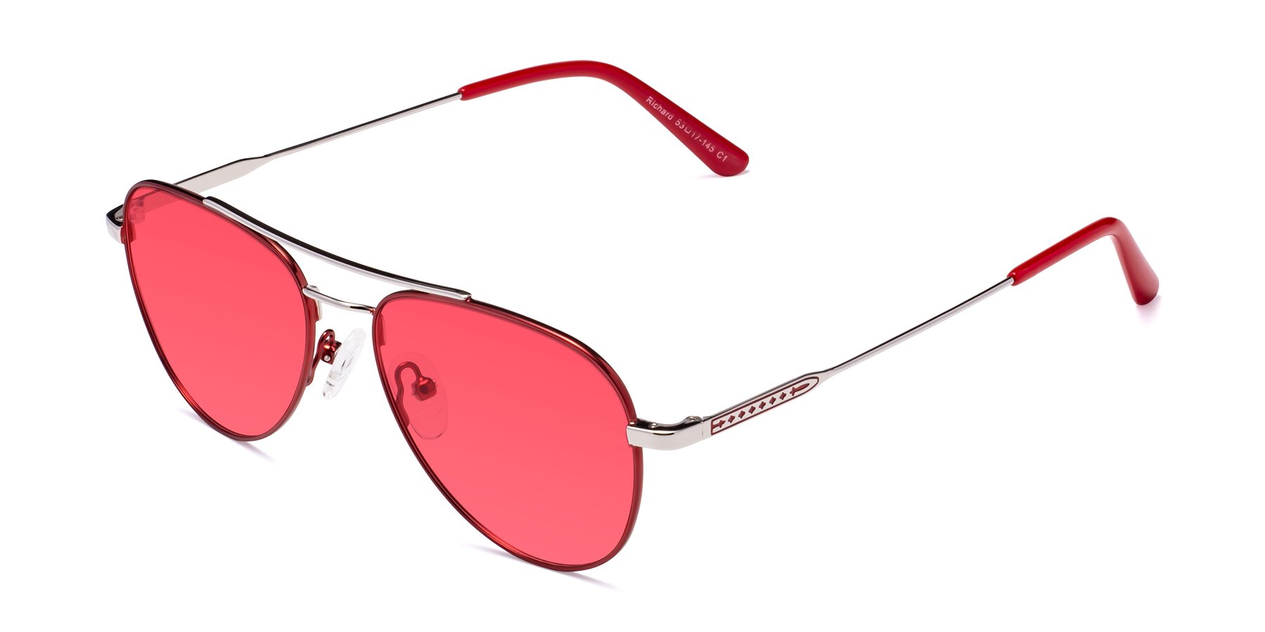 Angle of Richard in Red-Silver with Red Tinted Lenses