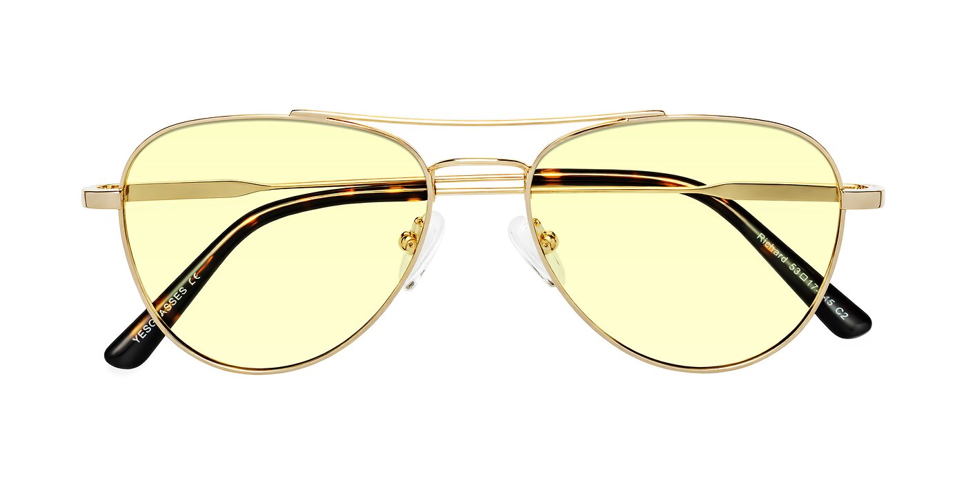Richard - Gold Tinted Sunglasses