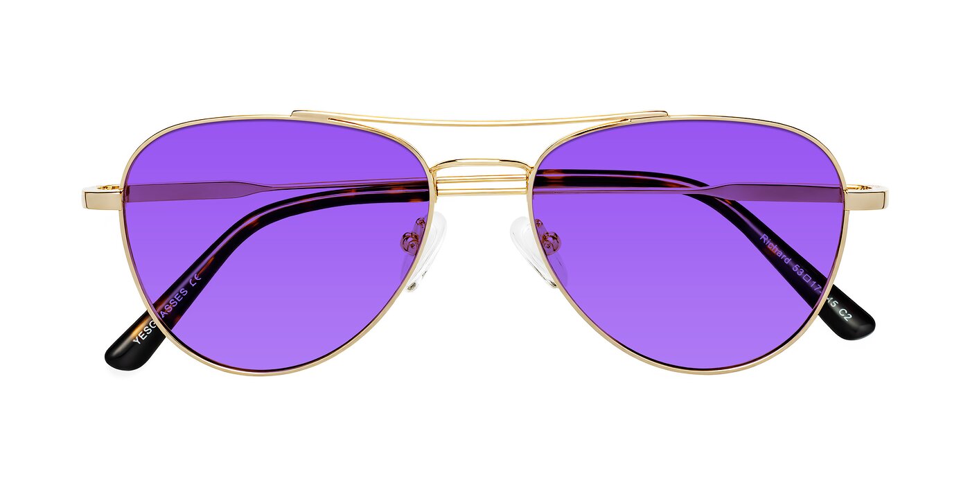 Richard - Gold Tinted Sunglasses