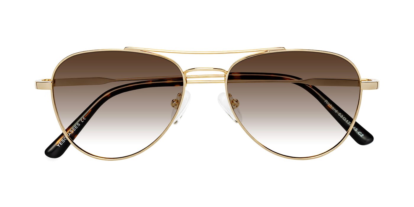 Richard - Gold Gradient Sunglasses