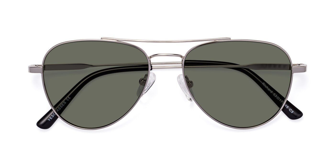Richard - Silver Polarized Sunglasses