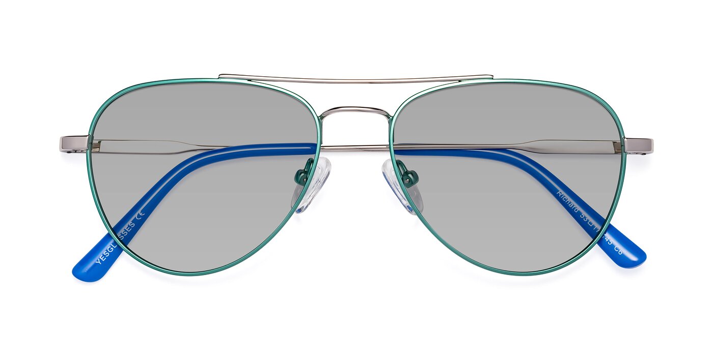 Richard - Green / Silver Tinted Sunglasses