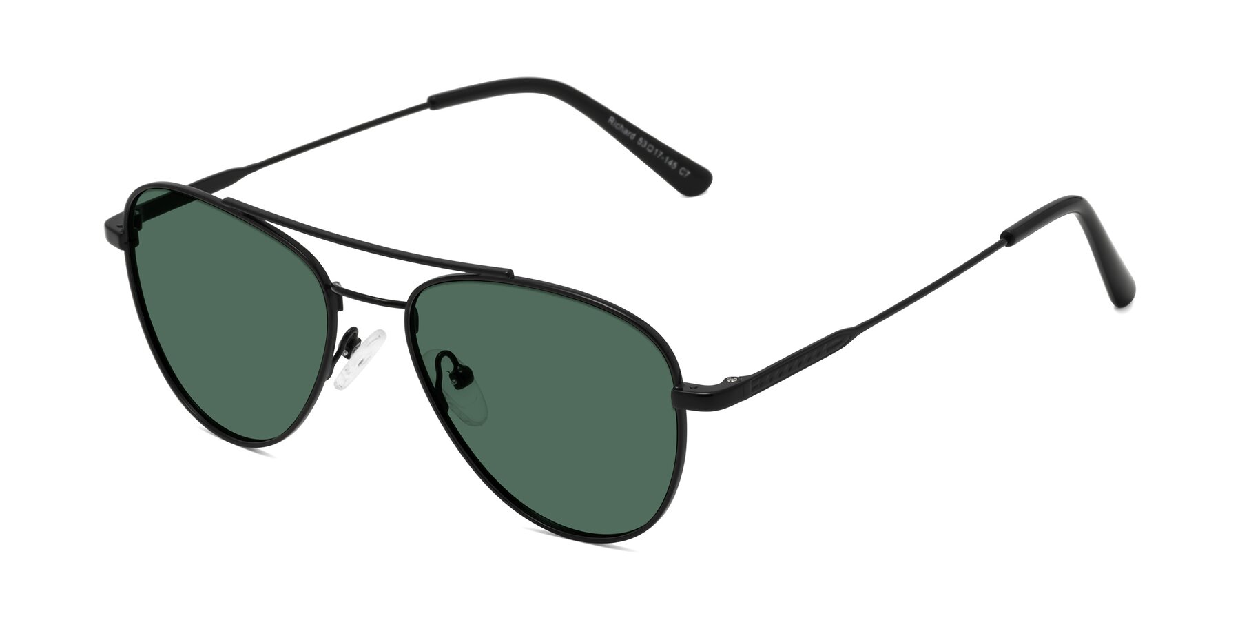 Angle of Richard in Black with Green Polarized Lenses
