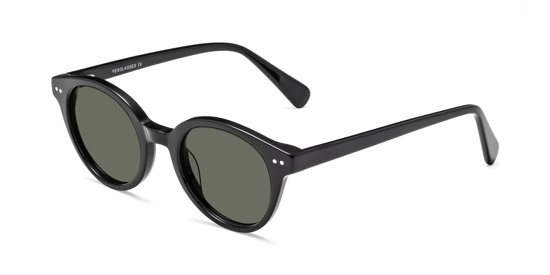 Angle of Bellion in Black with Gray Polarized Lenses