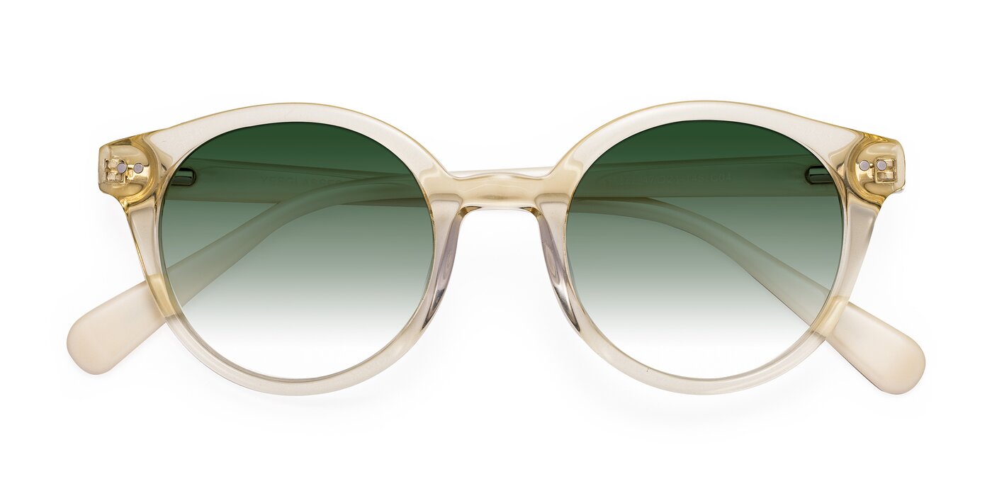 Bellion - Transparent Beige Gradient Sunglasses