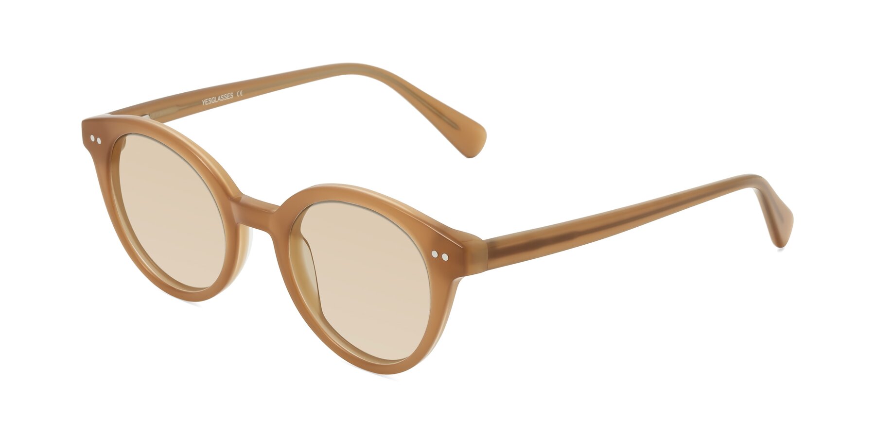 Angle of Bellion in Caramel with Light Brown Tinted Lenses