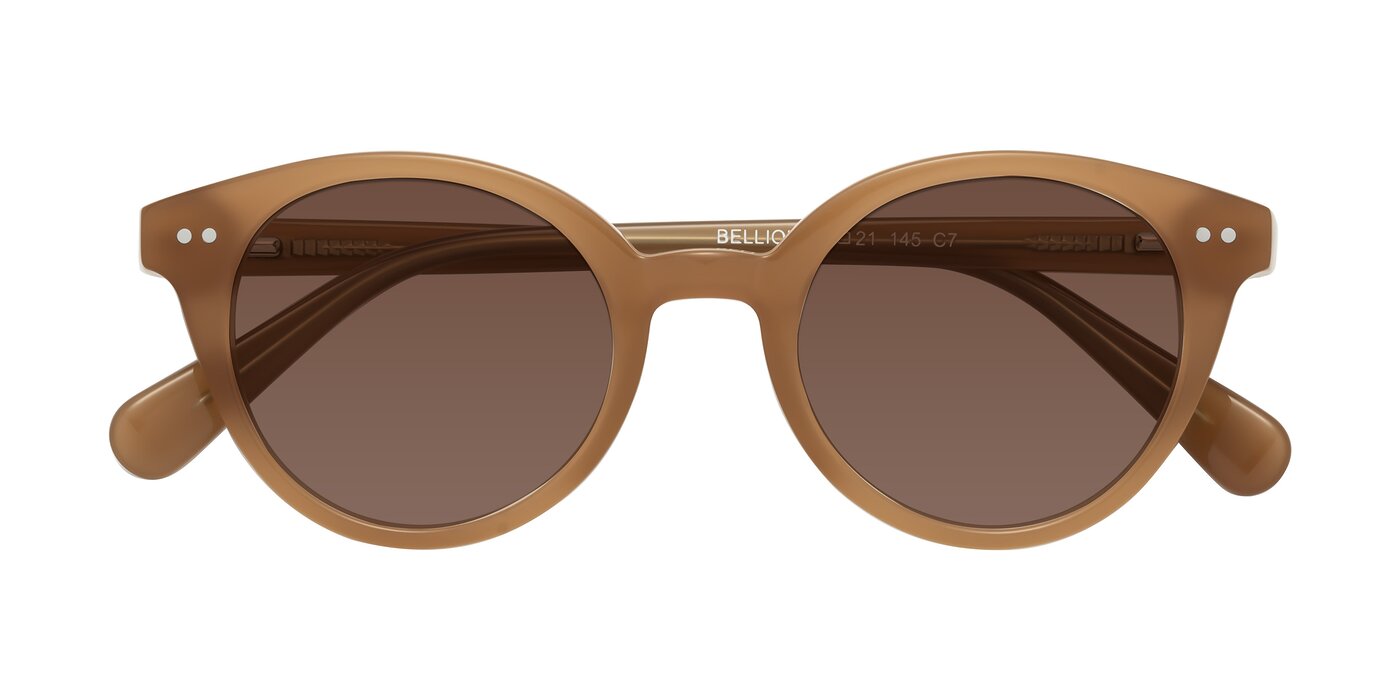Bellion - Caramel Tinted Sunglasses